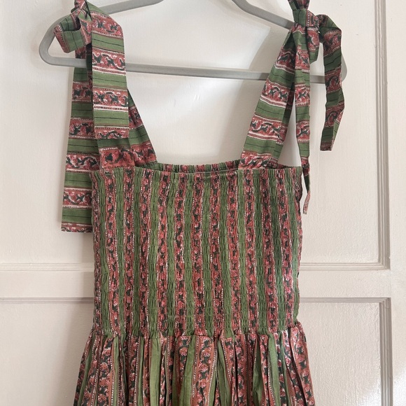 Tie Tank block print dress - Picture 6 of 7